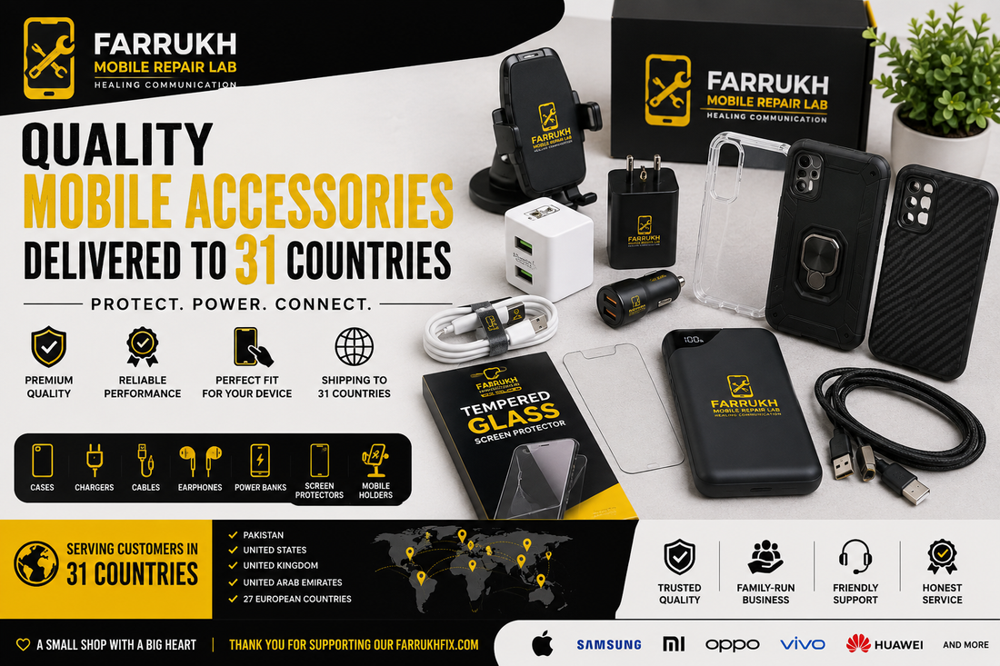 Quality Mobile Accessories Delivered to 31 Countries