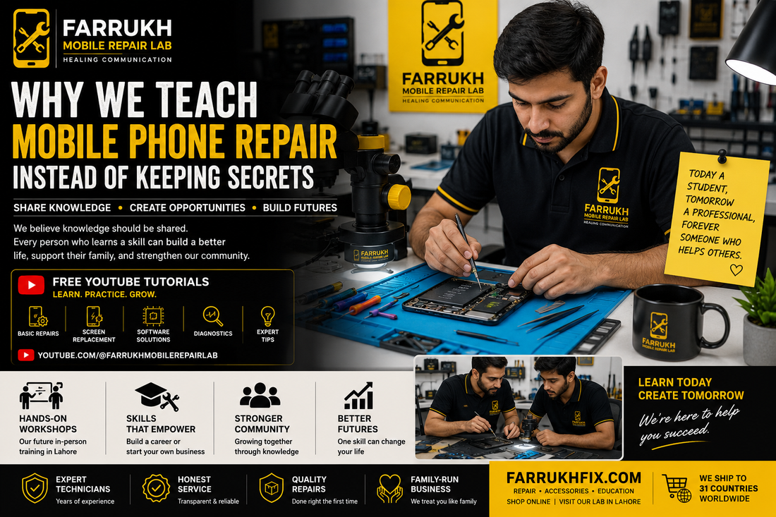 Why We Teach Mobile Phone Repair Instead of Keeping Secrets
