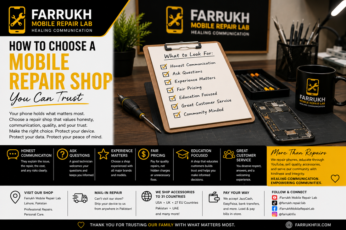 How to Choose a Mobile Repair Shop You Can Trust