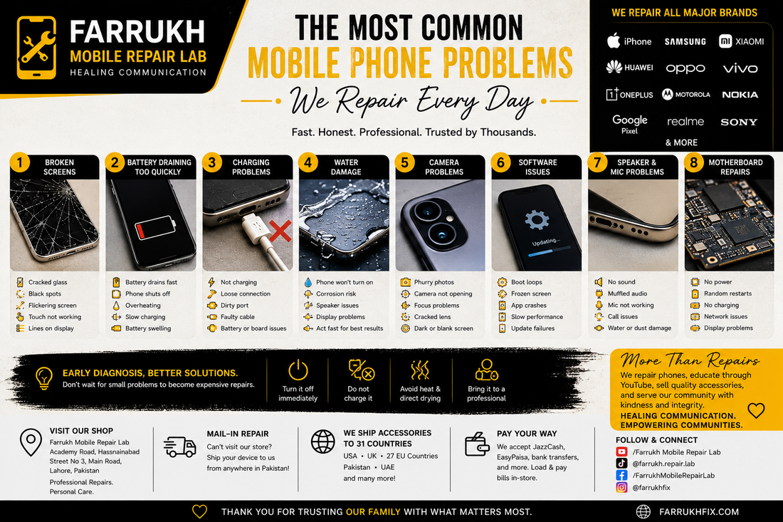 The Most Common Mobile Phone Problems We Repair Every Day